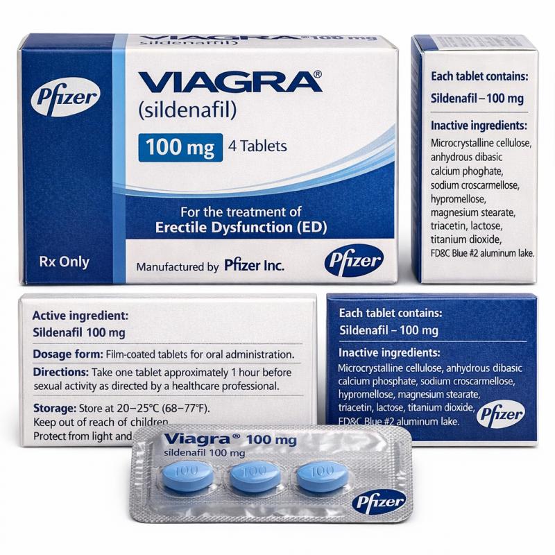 Order Sildenafil (Viagra) Online – Effective ED Tablets
